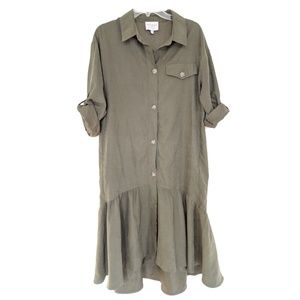 Hayden LA Hi-Low Boho Shirt Dress, M